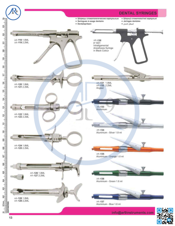 DENTAL SYRINGES