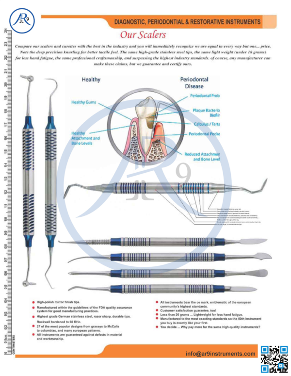 Diagnostic, Periodontial, Restorative Instrument