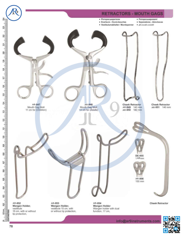 Retractor-Mouth  Gags